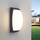 Alexey LED outdoor wall lamp, IP65, dark grey