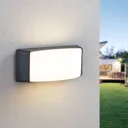 Alexey LED outdoor wall lamp, IP65, dark grey