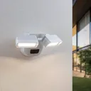 Nikoleta LED outdoor wall lantern, sensor, 2-bulb