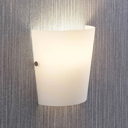 Calpurnia glass wall light