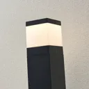 Litas LED path lamp, angular, dark grey