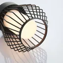 Vajana outdoor pendant light, cage shape