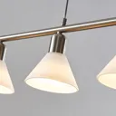 Delira pendant lamp 4-bulb nickel