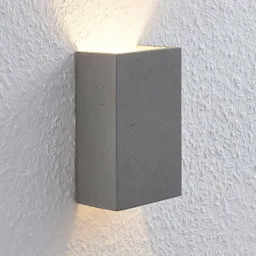 Lindby Albin LED wall light made of concrete