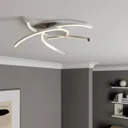 Lindby Katris LED ceiling light, 58 cm, aluminium
