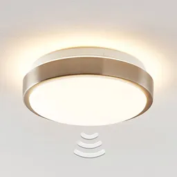 Lindby Camille LED ceiling lamp Ø 26 cm nickel