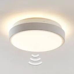 Lindby Camille LED ceiling lamp Ø 26 cm white