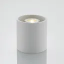 Lindby Parvin aluminium downlight, round, white