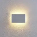 Lindby Dilip wall light made of steel, white