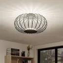 Lucande Lusine LED ceiling light in black