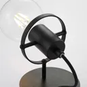 Lindby Mirtel wall light, black