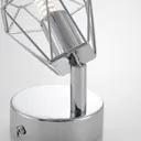 Lindby Giada LED wall spotlight, cage lampshade