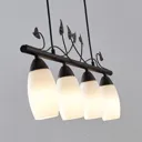 Lindby Isalie LED linear pendant light, four-bulb