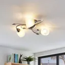 Lindby Yannie LED ceiling light, three-bulb