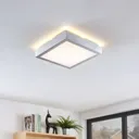 Lindby Margit LED ceiling lamp, angular, 27 cm