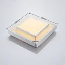Lindby Mirco LED ceiling lamp, angular, 32 cm
