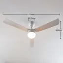 Starluna Andi ceiling fan with light, E14