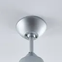Starluna Pira LED ceiling fan, 3 blades, silver