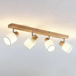 Lindby Wanessa ceiling spotlight, four-bulb