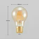 LED bulb E27 A60 6,5 W 2,500 K amber 3-step dimmer