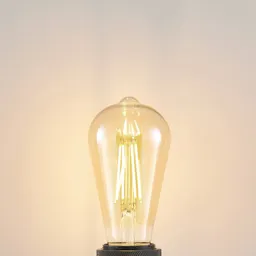 LED bulb E27 ST64 6,5 W 2,500 K amber 3step dimmer
