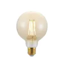 LED bulb E27 G95 6,5 W 2,500 K amber 3-step dimmer
