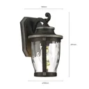 Lindby Philody outdoor wall light, 29 cm