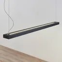 Arcchio Cuna LED pendant lamp black angular 162 cm