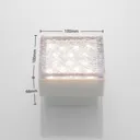 Prios Ewgenie LED deck light 10 x 10 cm