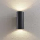 Lucande Thomke outdoor wall lamp, E27, 2-bulb