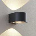 Lucande Astrida LED outdoor wall lamp, 2-bulb