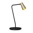 Lucande Angelina table lamp, brass gold