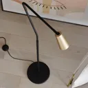 Lucande Angelina floor lamp, brass-gold