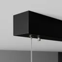 Rothfels Lexa LED pendant light, oak/black 118 cm