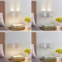 Lucande Magya LED wall light white 4-bulb