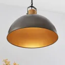 Lindby Holgar hanging light, metal, 1-bulb