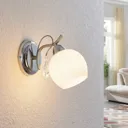 Lindby Feodora wall light in chrome look