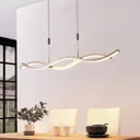 Lucande Mairia LED hanging light height-adjustable