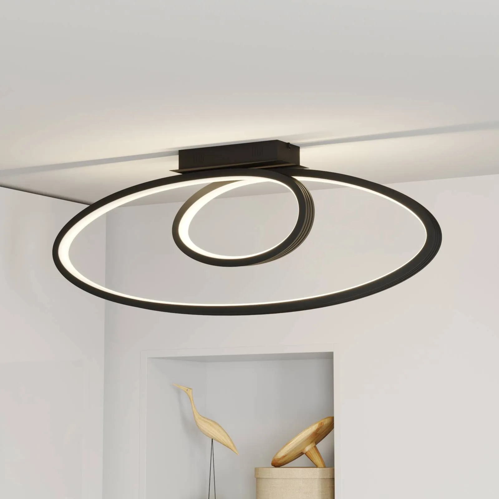 Lucande Bronwyn LED ceiling light, 98 cm