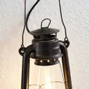 Lindby Raisa wall light, lantern, rust-coloured
