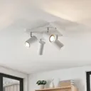 Lindby Joffrey ceiling light, four-bulb, white