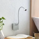 Lindby Anjalee LED wall light, flexible arm