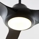 Starluna Aila LED fan 3 blades, black