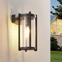 Lucande Brienne outdoor wall light, glass