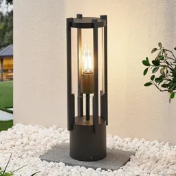 Lucande Brienne pillar light made of aluminium