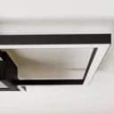 Lindby Duetto LED ceiling lamp anthracite 38W