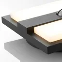 Lucande Gylfi LED outdoor wall light square sensor