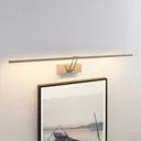 Lucande Thibaud LED picture light, nickel, 83.4 cm