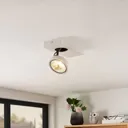 Arcchio Jorvin ceiling spotlight, one-bulb, white