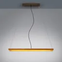 Lindby Nesaja wooden LED pendant light